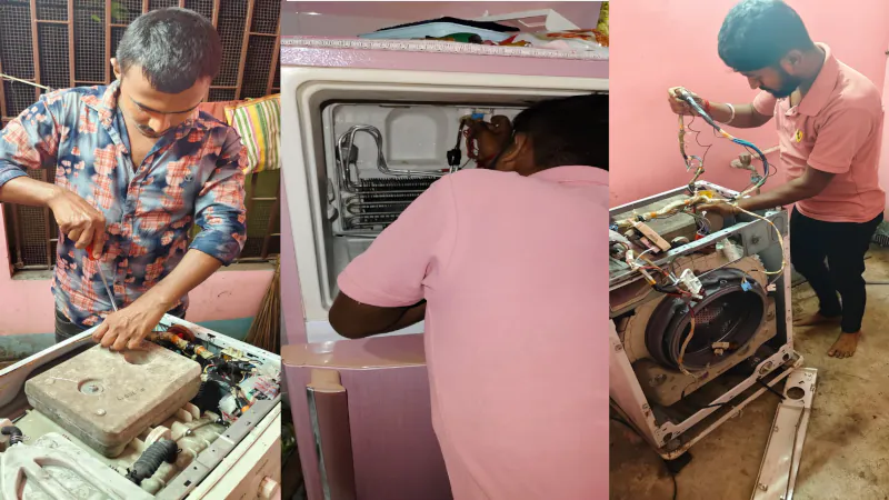 Expert Appliance Maintenance technician at work in Kolkata